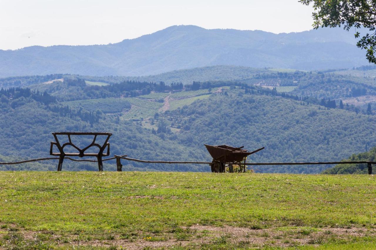 Villa Di Capovento Castellina in Chianti Exterior foto